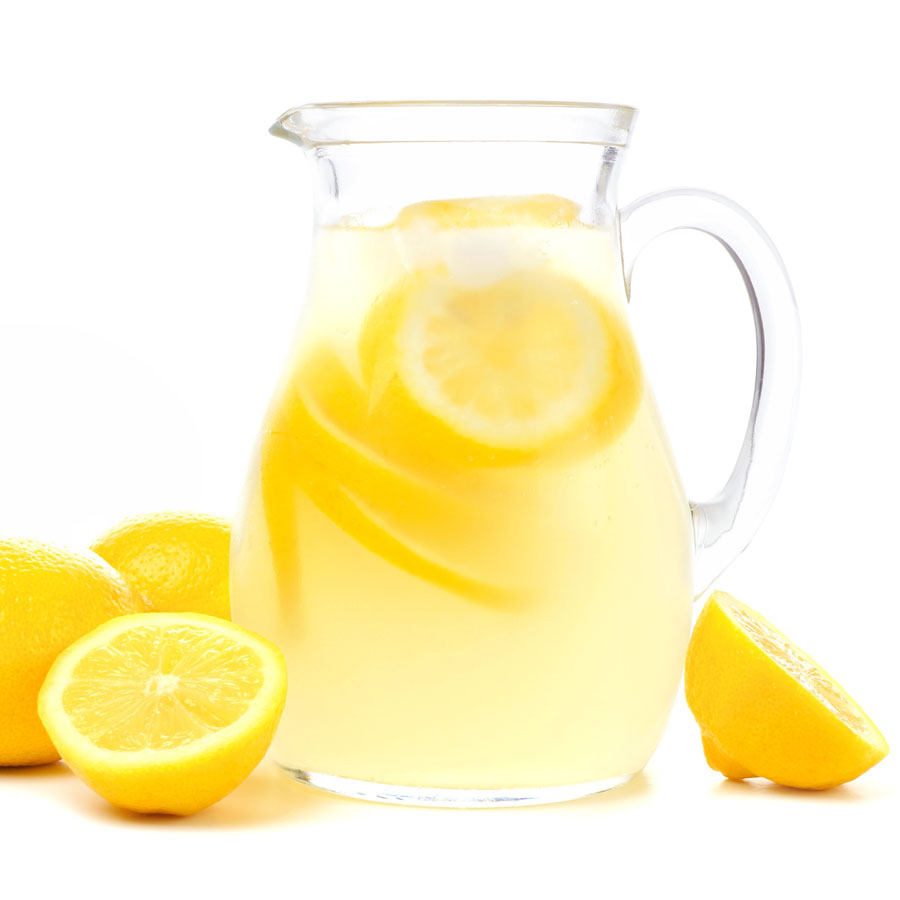 lemon juice glass