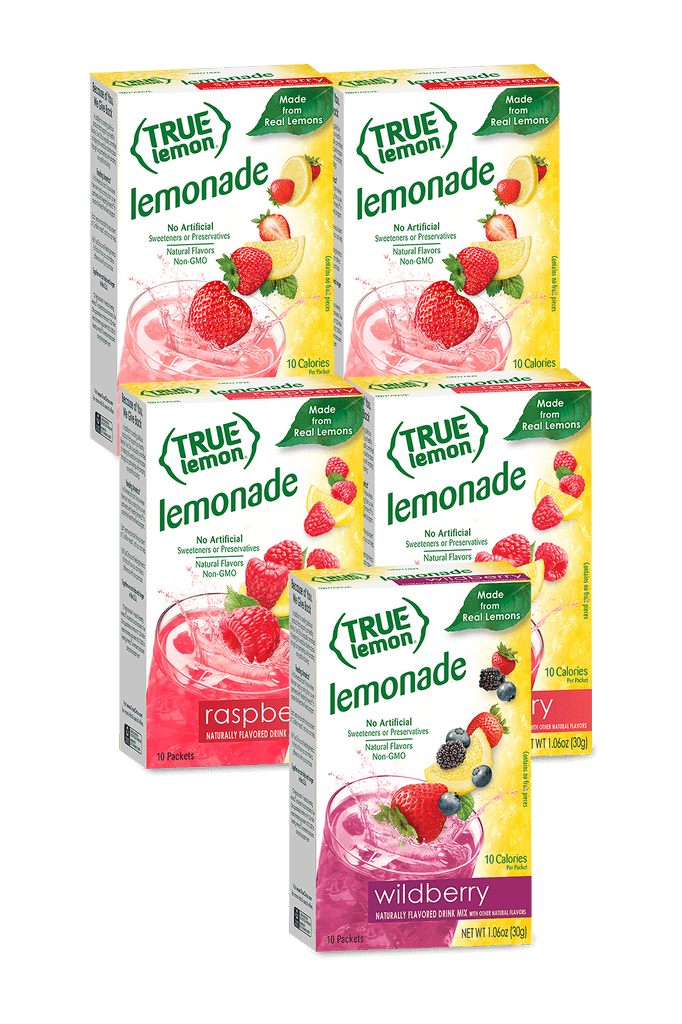 True Lemon Berry Lemonade Assorted 5-Pack Hydration Kit