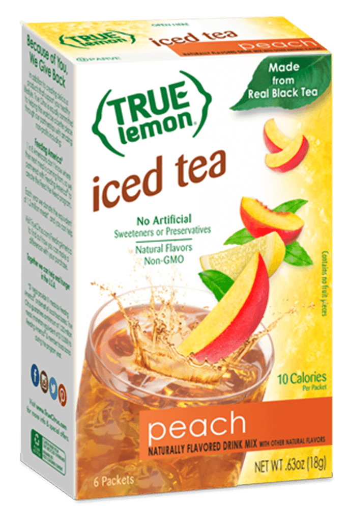 True Lemon Peach Iced Tea Drink Mix